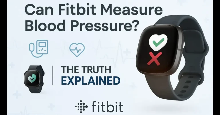 can fitbit measure blood pressure
