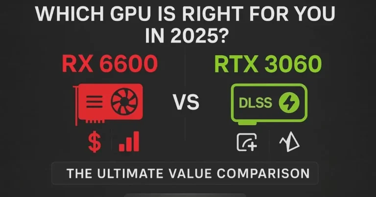 RX 6600 vs RTX 3060