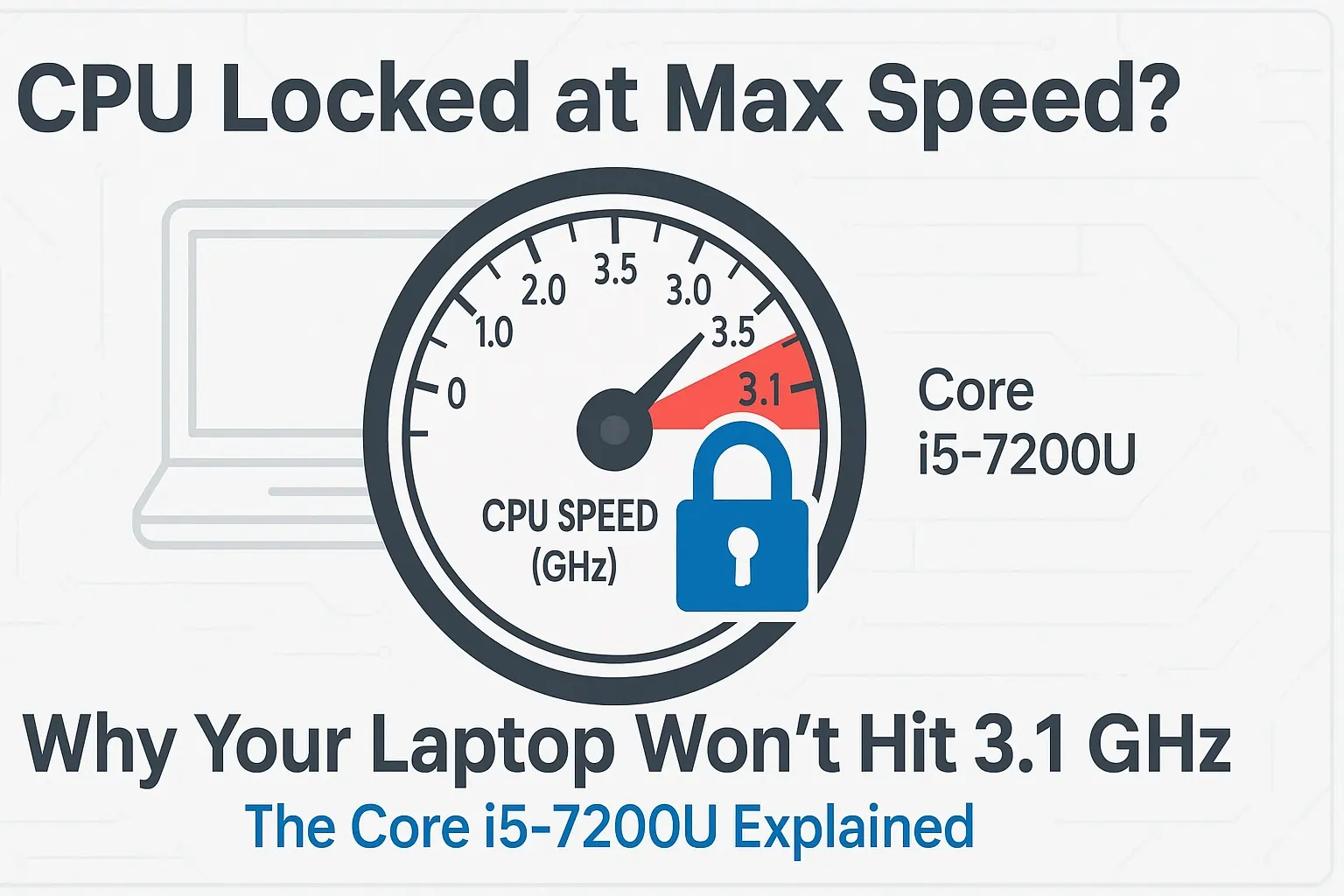 core i5-7200u cpu lock max speed